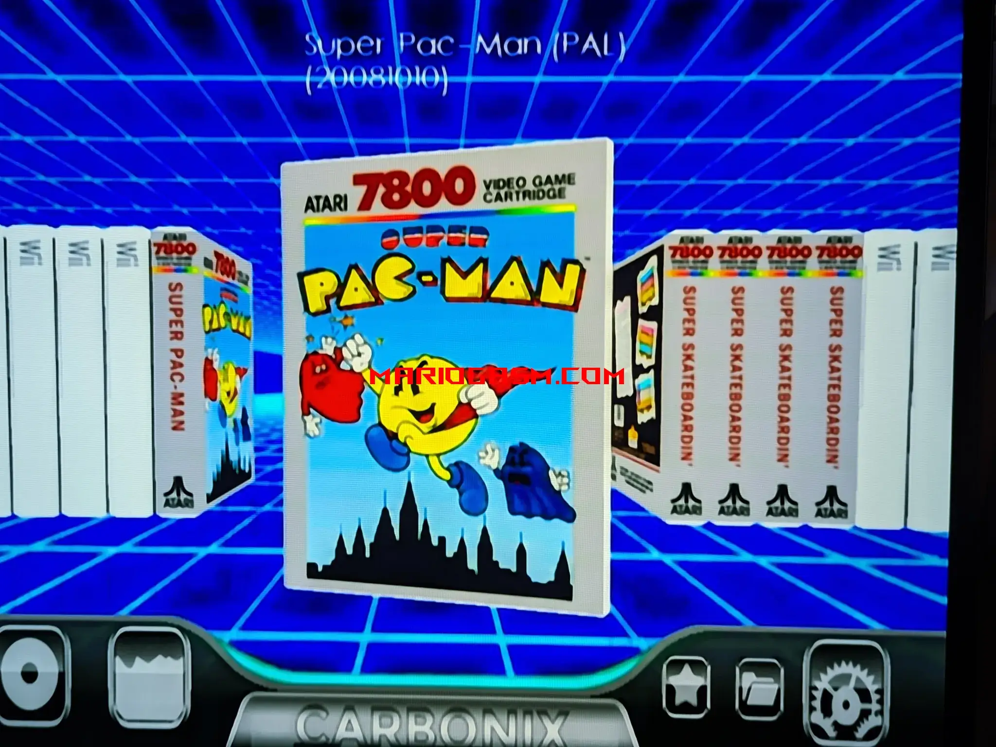 Old School Pac Man on Atari 7800. In 1983 this was THE game everybody was playing.