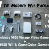 4 TB Modded Wii Console Package W/11,525 Vintage and Retro Games