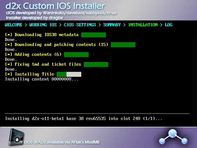 Downloading the most up to date cIOS files.