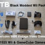 4 TB Black Modded Wii Console Package